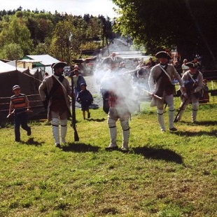 Historisches Biwak in Leutersdorf.