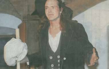 Karasek auf der Bühne